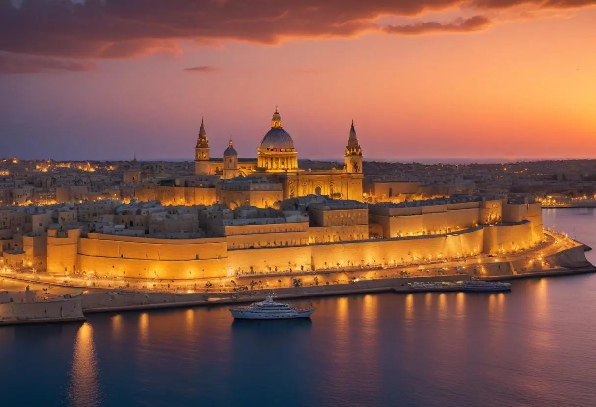 Valletta - upptäck Maltas dolda skatter och charm! illustration