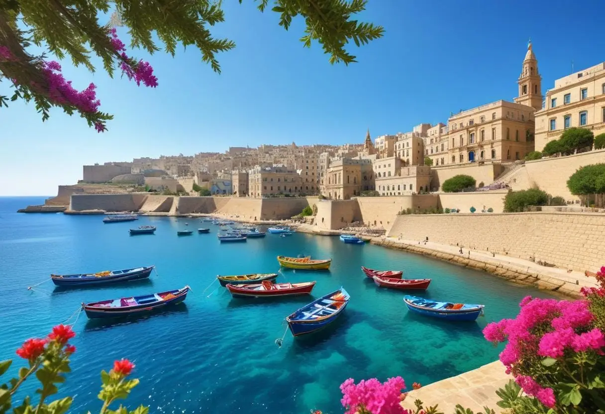 Bästa hotellen för en drömsemester på Malta illustration