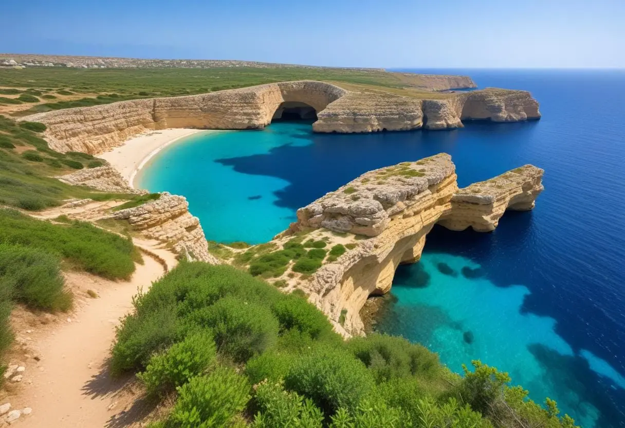 Upptäck fantastiska vandringsleder på Malta illustration