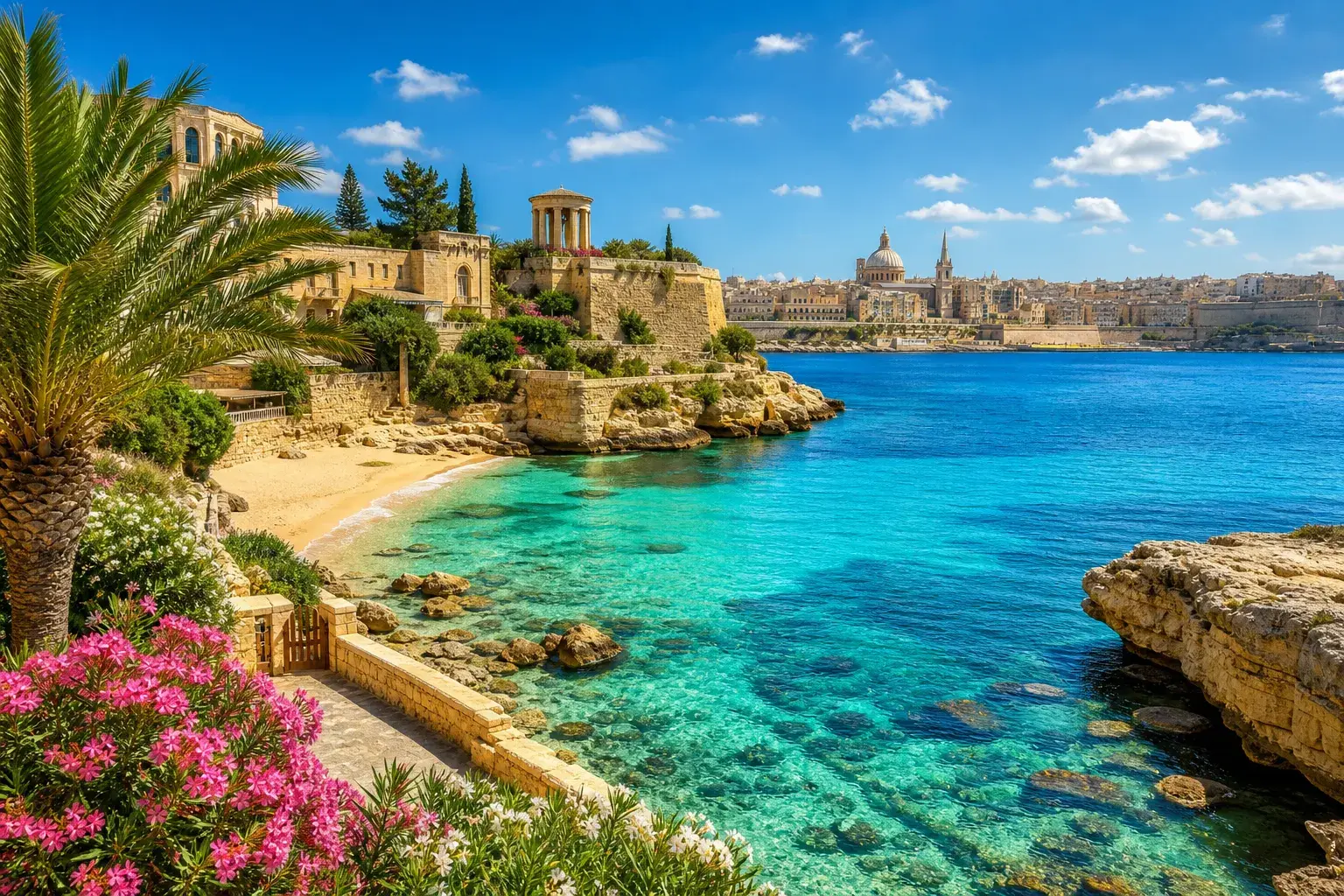Bästa tiden att resa till Malta för soliga upplevelser illustration